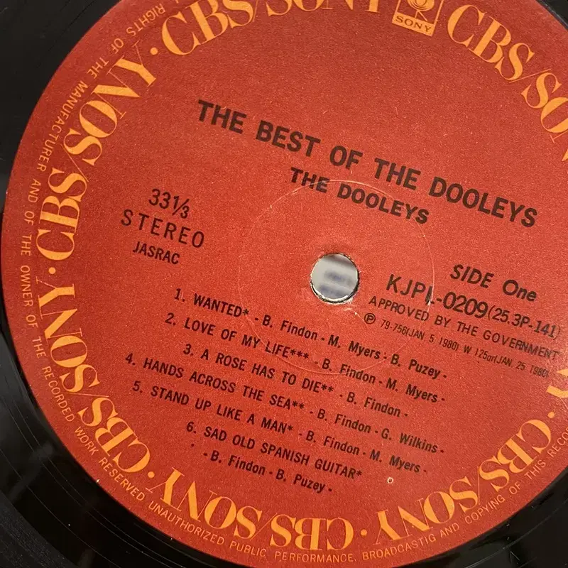 THE DOOLEYS  LP / AA6855