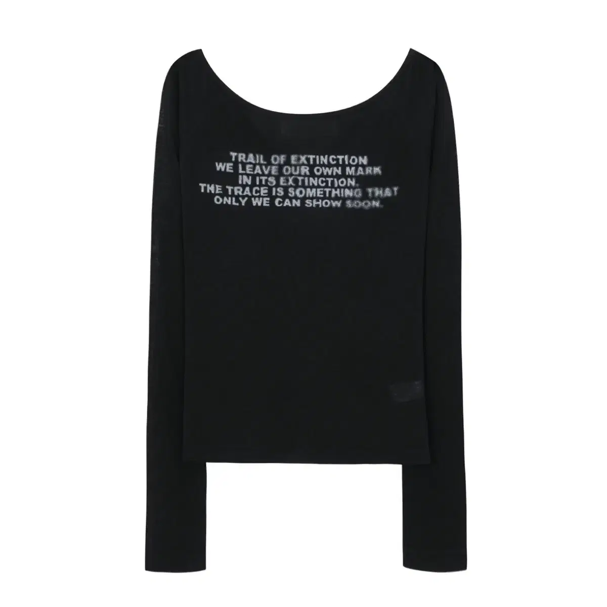 보헤미안서울 롱 슬리브 PRINTED LONG SLEEVE, BLACK