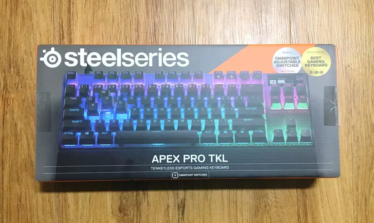 스틸시리즈 Apex Pro TKL 2023 US 키보드 판매합니다.