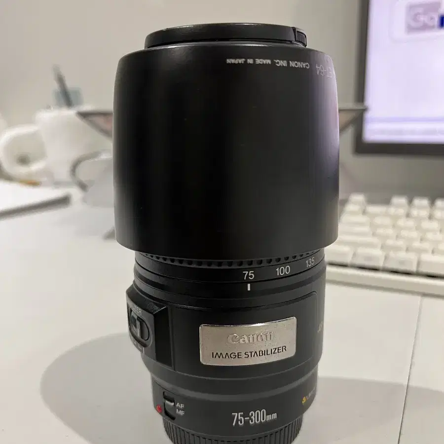 캐논 EF F4-5.6 75-300mm IS 망원 렌즈