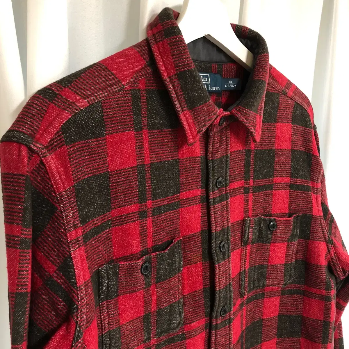 POLO by Ralph Lauren 체크 플란넬 셔츠 (XL)