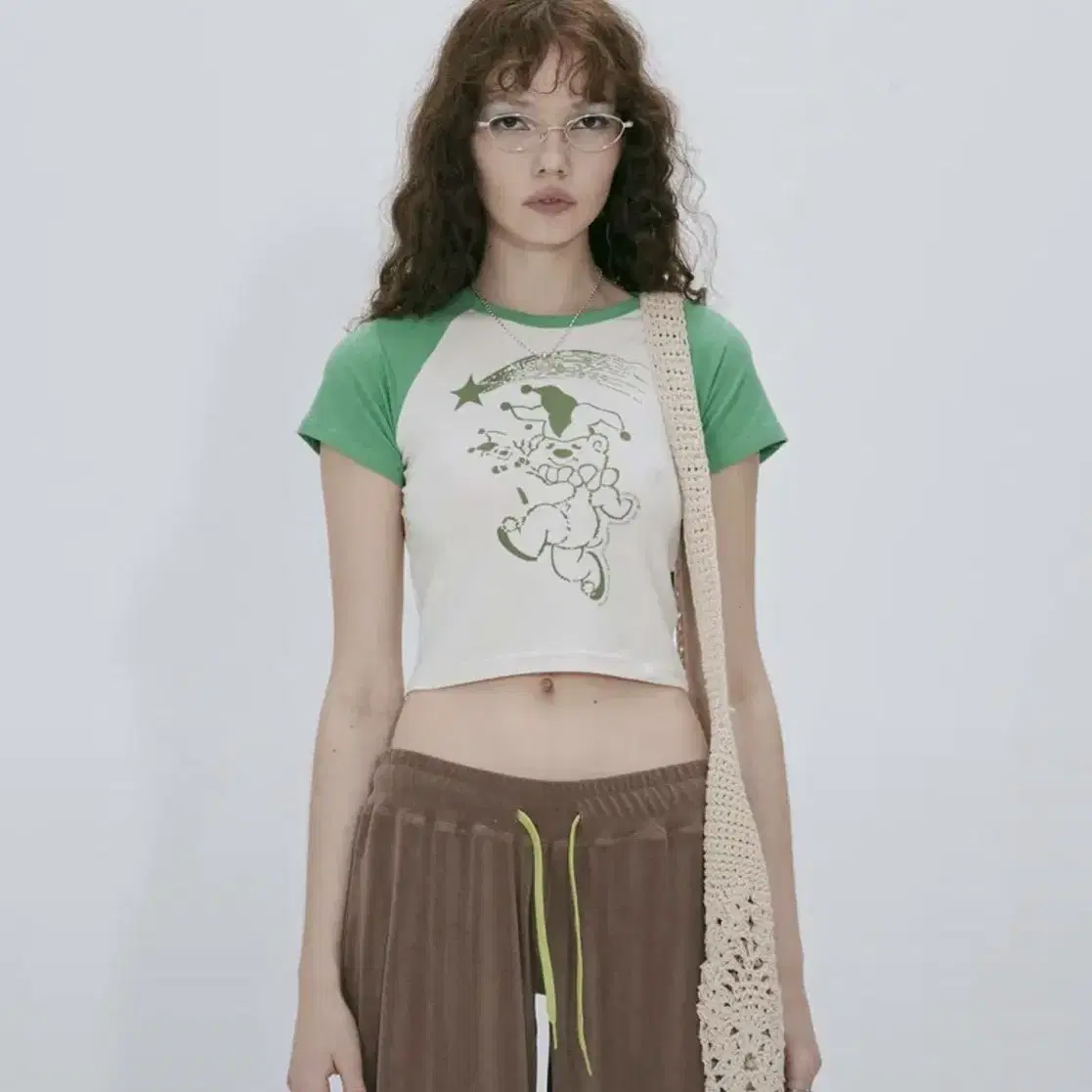 스컬프터 sculptor Clown Bear Reglan Crop Top