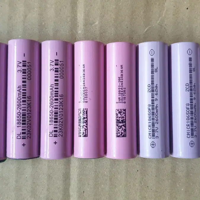 2600mah 18650 충전배터리 10개