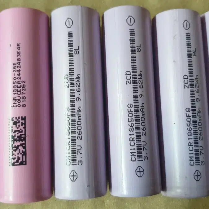 2600mah 18650 충전배터리 10개