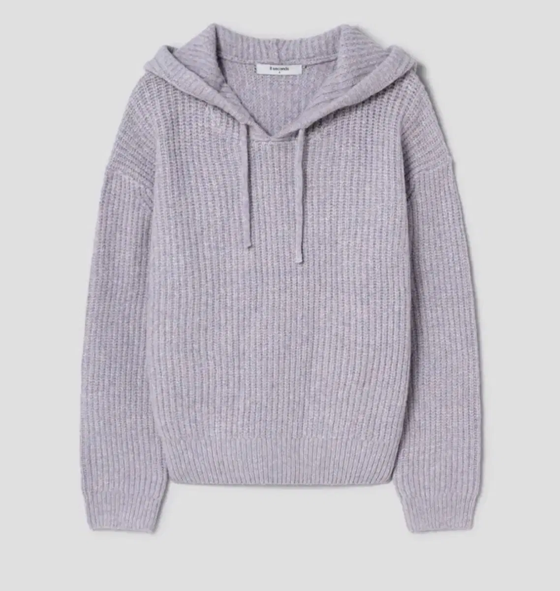 Available) Eight Seconds Knit Hoodie Lavender