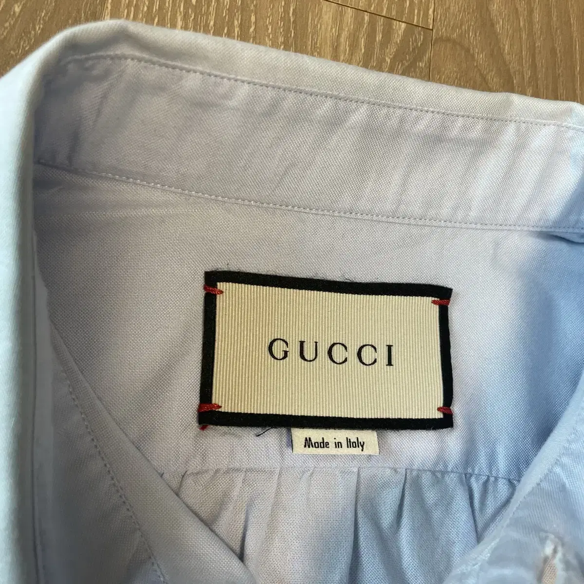 Gucci Cotton Oxford Long Sleeve Shirt