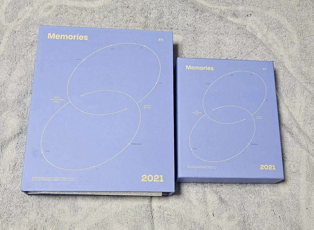 BTS Memories of 2021 DVD/blu-ray 메모리즈