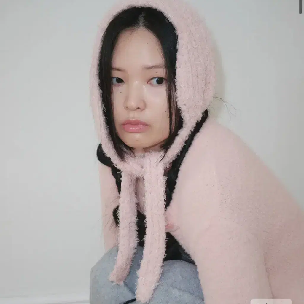 펀프롬펀 귀도리 (TEXTURED KNIT EARMUFFS, PINK)