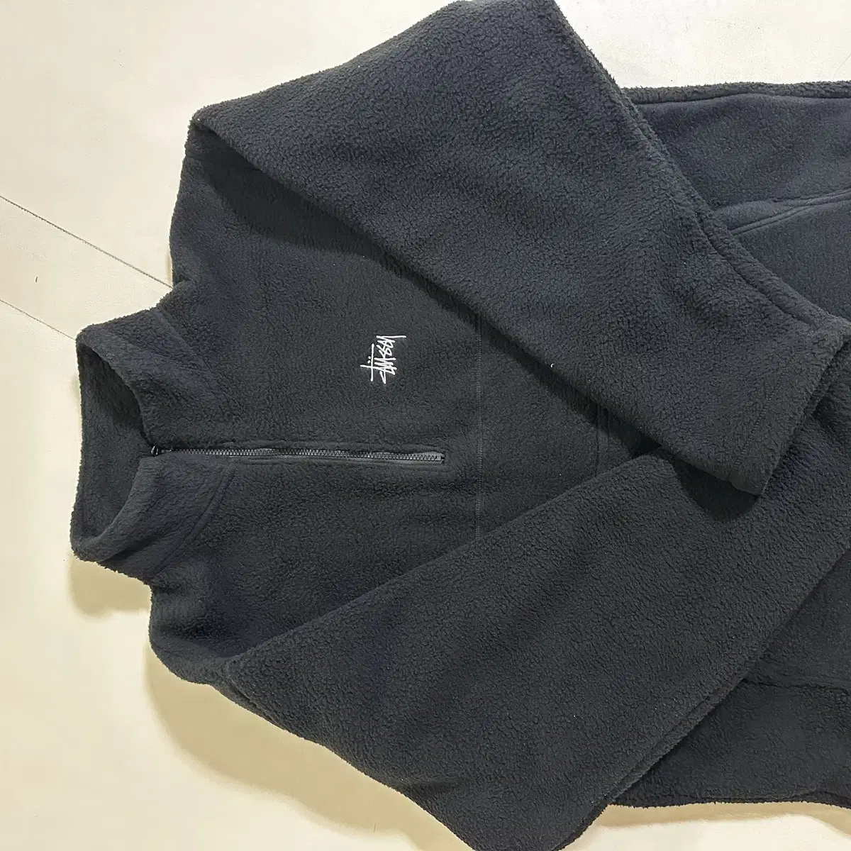 스투시 하프집 모크넥 (stussy half zip mock neck)