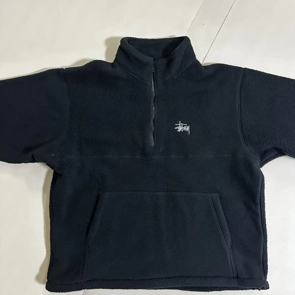 스투시 하프집 모크넥 (stussy half zip mock neck)