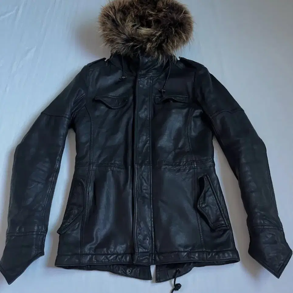 Shellac Sheep Skin Leather Riders Jacket