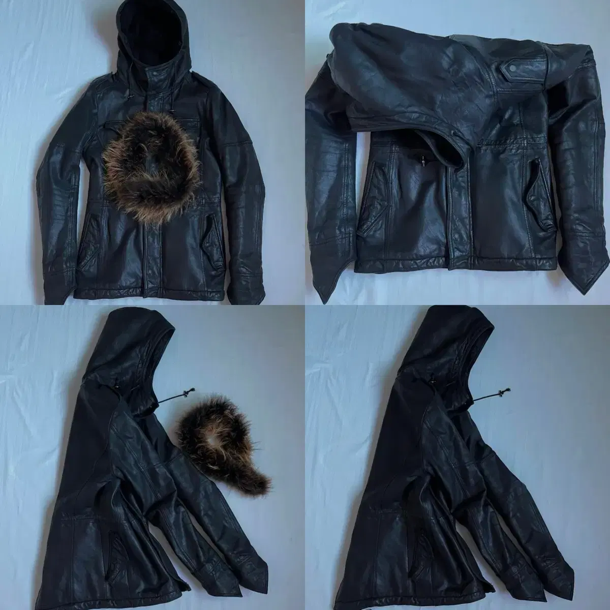 Shellac Sheep Skin Leather Riders Jacket