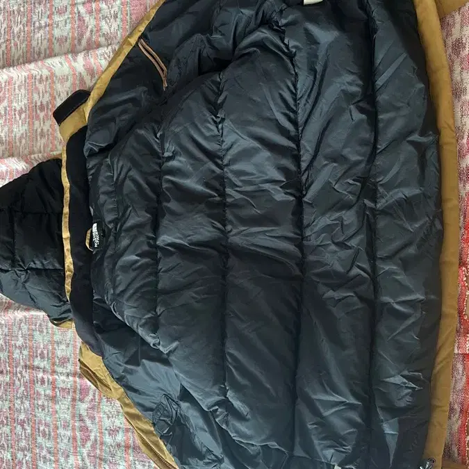 North Face desert sand Goose down parka