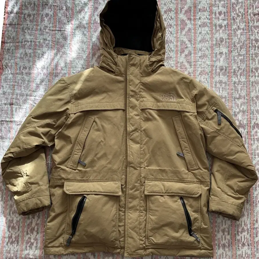 North Face desert sand Goose down parka