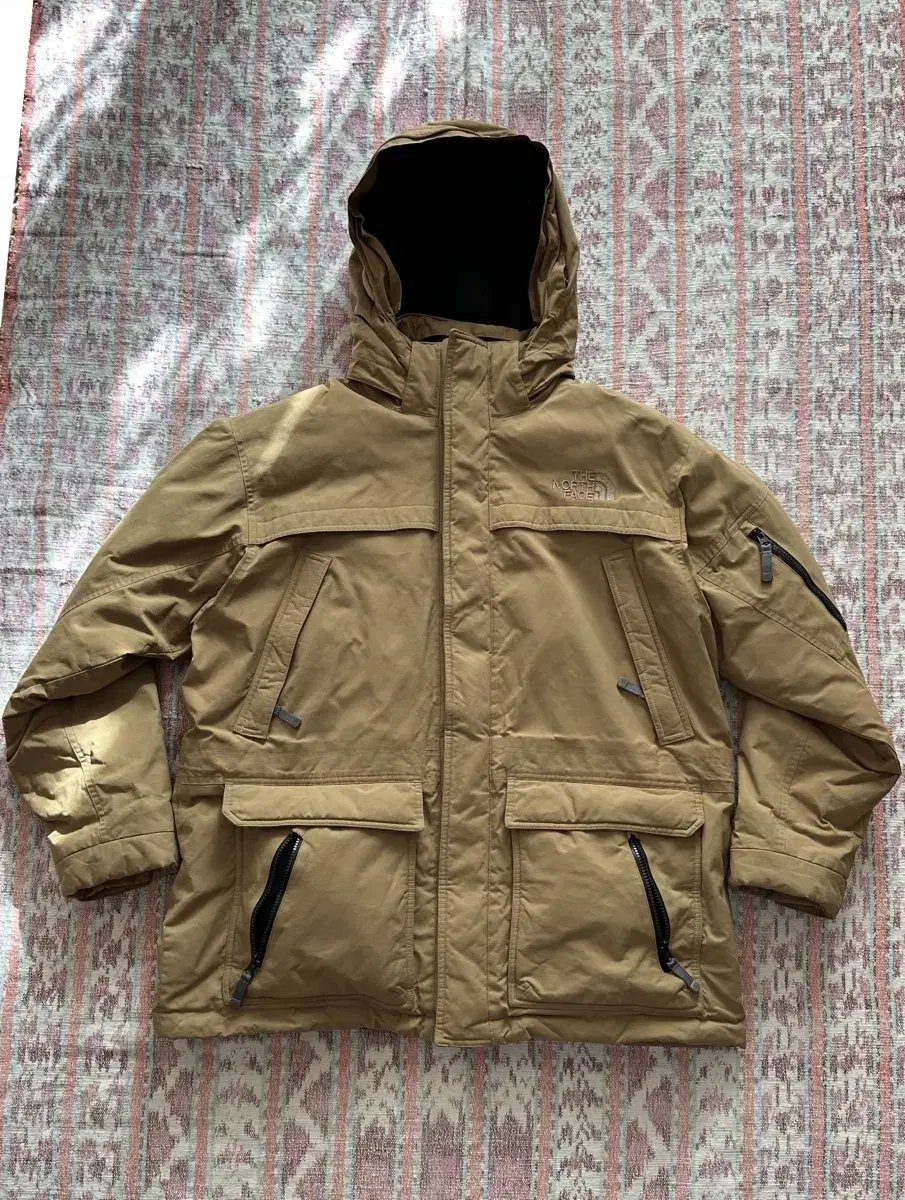 North Face desert sand Goose down parka