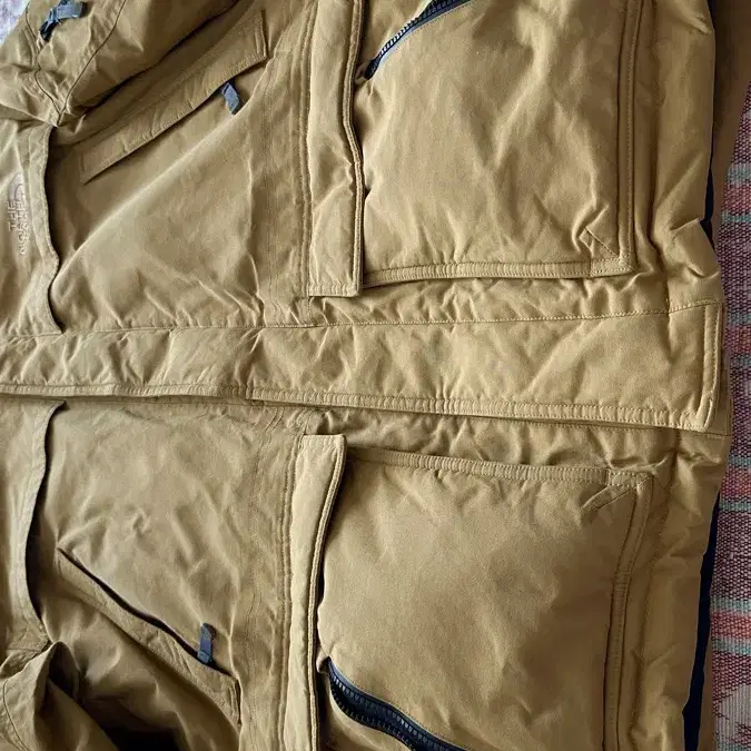 North Face desert sand Goose down parka