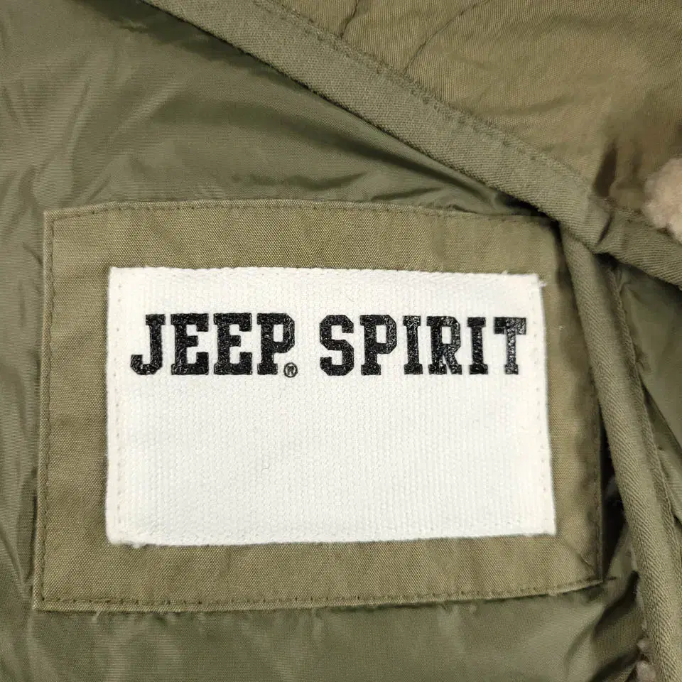 JEEP 지프 스피릿 더블포켓 쿠키패치 사이드신치 물결퀼팅 플리스 후리스