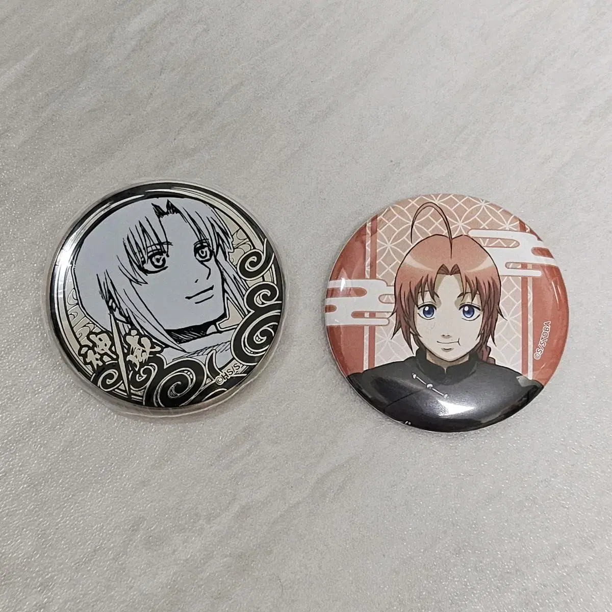 [Gintama/Unsealed] Kamui Gintama Badge + Animate Cafe Badge