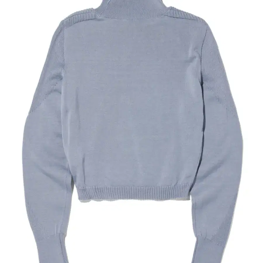 [MSCHF]TURTLE NECK KNIT TOP_GREYISH BLUE