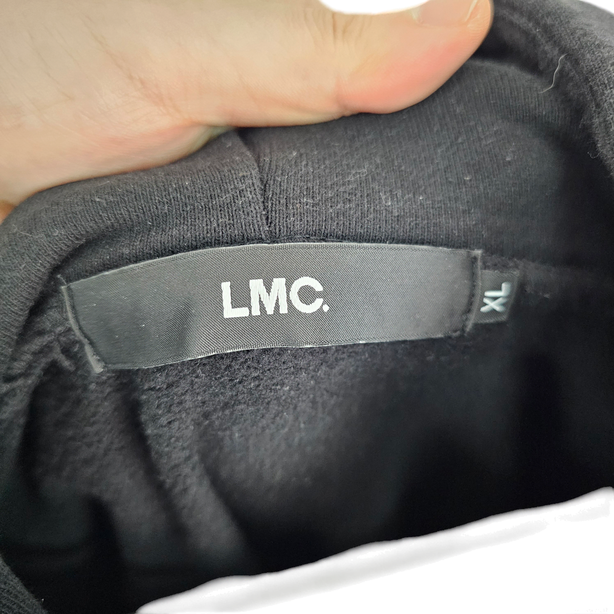 [XL] LMC 엘앰씨 오버핏 후드 티셔츠 검정