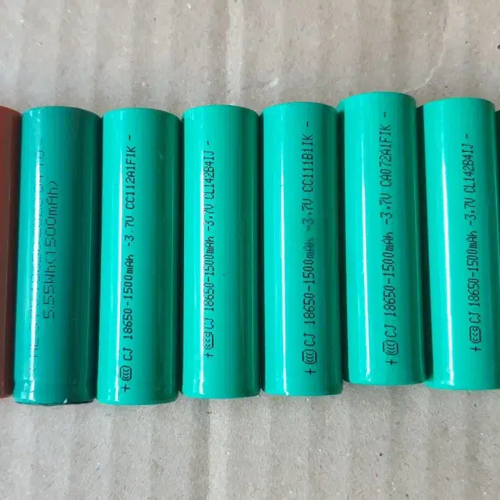 1500mah 18650 충전배터리 10개