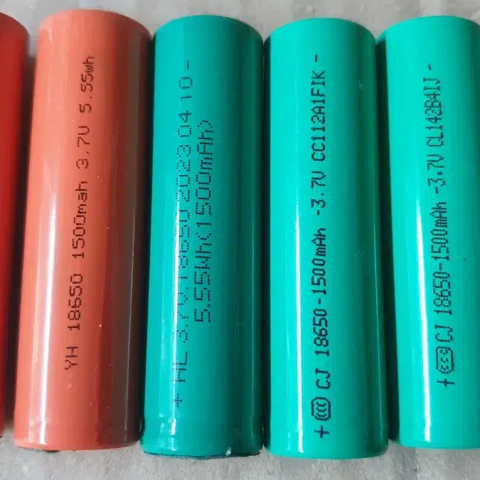 1500mah 18650 충전배터리 10개