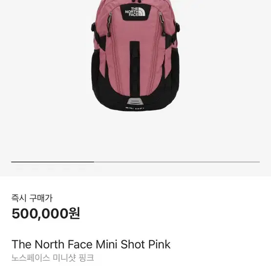 The North Face 노스페이스 미니샷 핑크