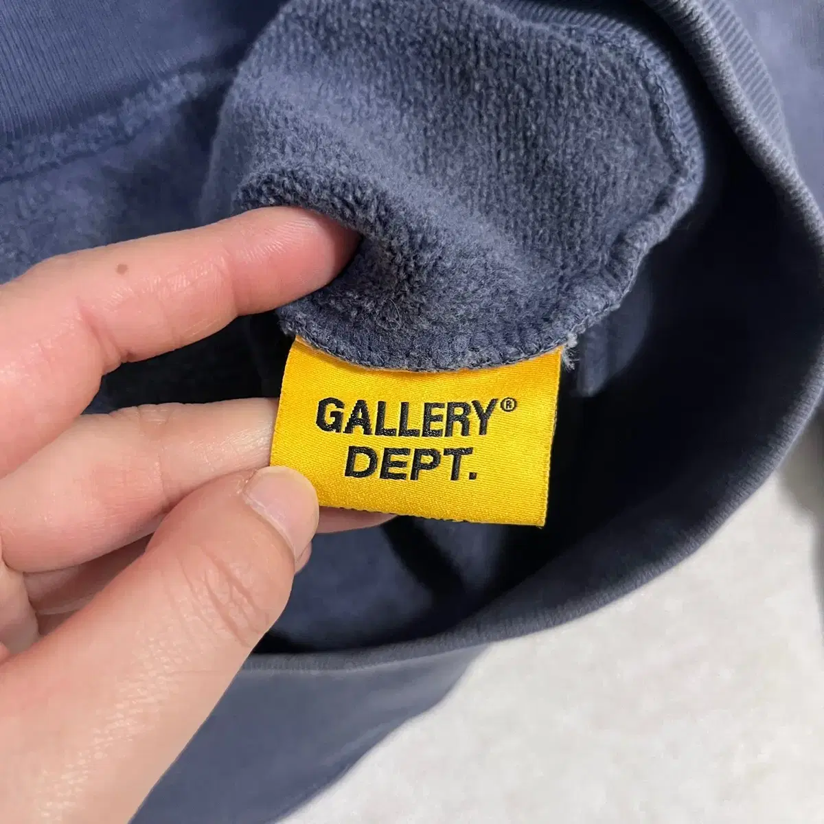 105 GALLERY DEPT 갤러리 디파트먼트 피그먼트 후드 집업