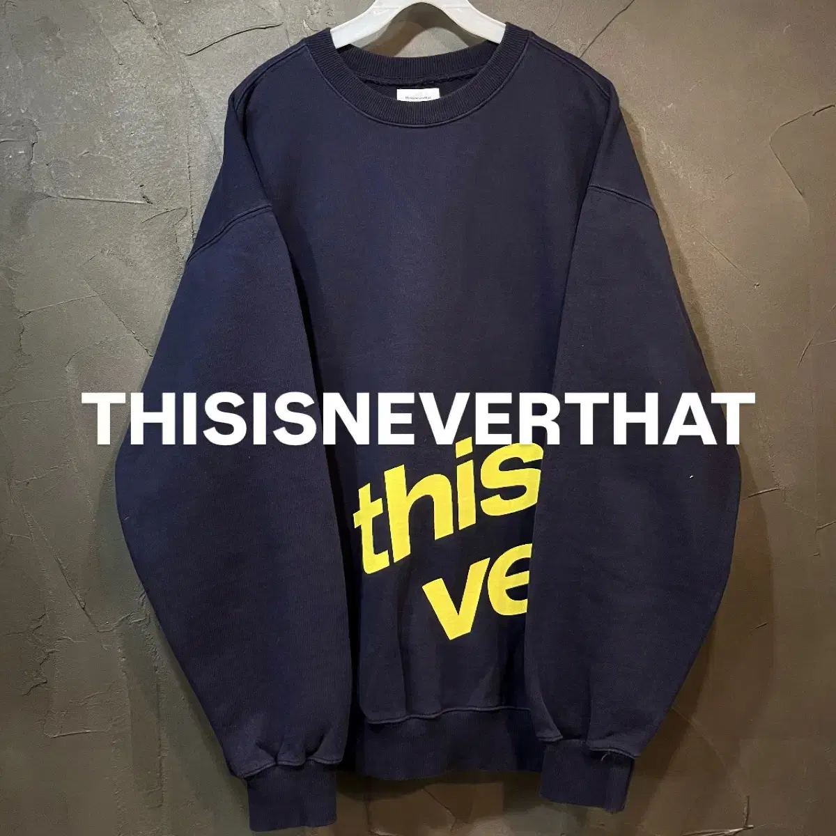 [L] THISISNEVERTHAT 디스이즈네버댓 스웻 셔츠