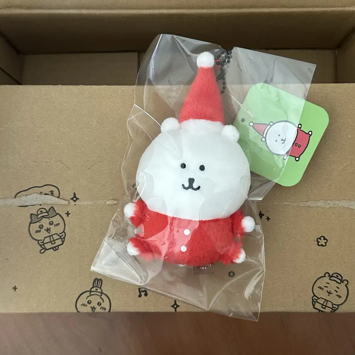 산타농담곰 나가노마켓 산타곰 마스코트 인형