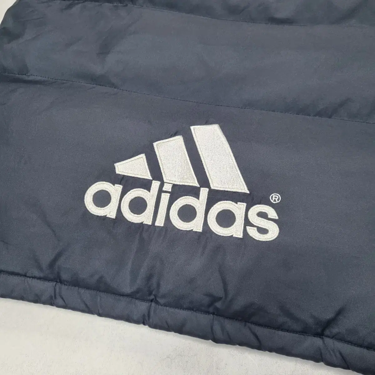 빈티지 아디다스 빅로고 다운 베스트 - 100(L) ADIDAS 패딩조끼