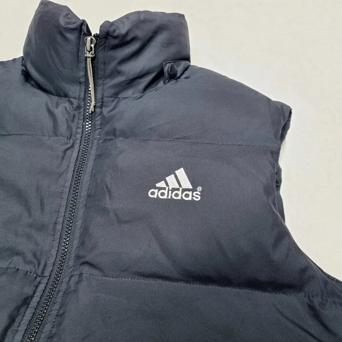 빈티지 아디다스 빅로고 다운 베스트 - 100(L) ADIDAS 패딩조끼