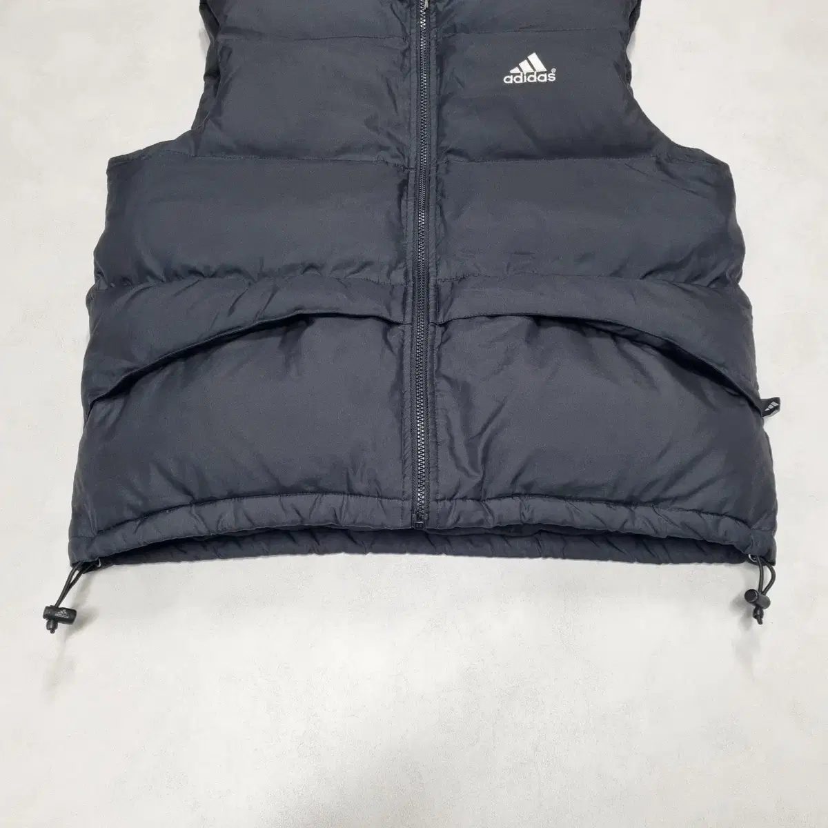 빈티지 아디다스 빅로고 다운 베스트 - 100(L) ADIDAS 패딩조끼