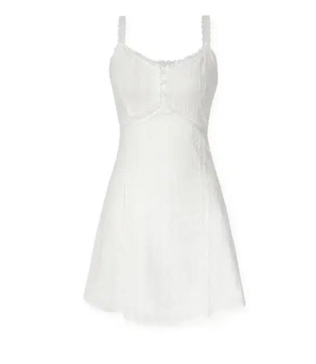 루루서울 White dream mini dress