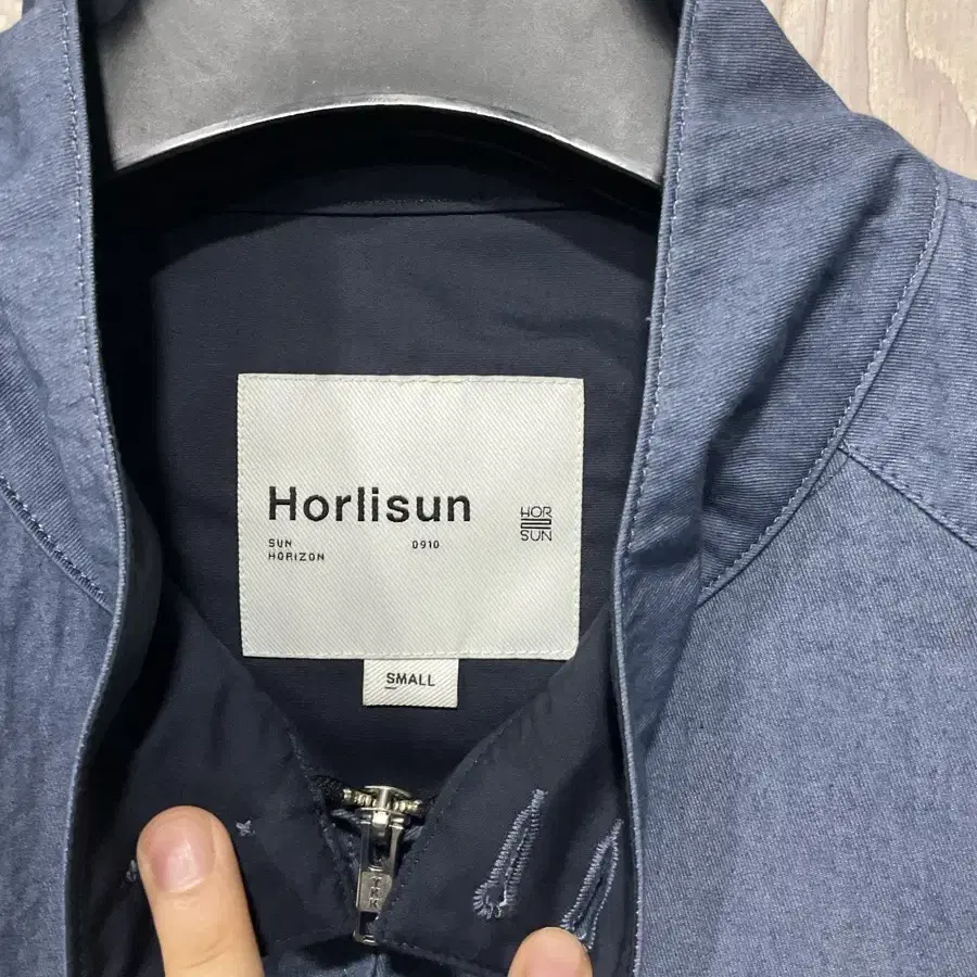 홀리선visitor harrington jacket indigo blue