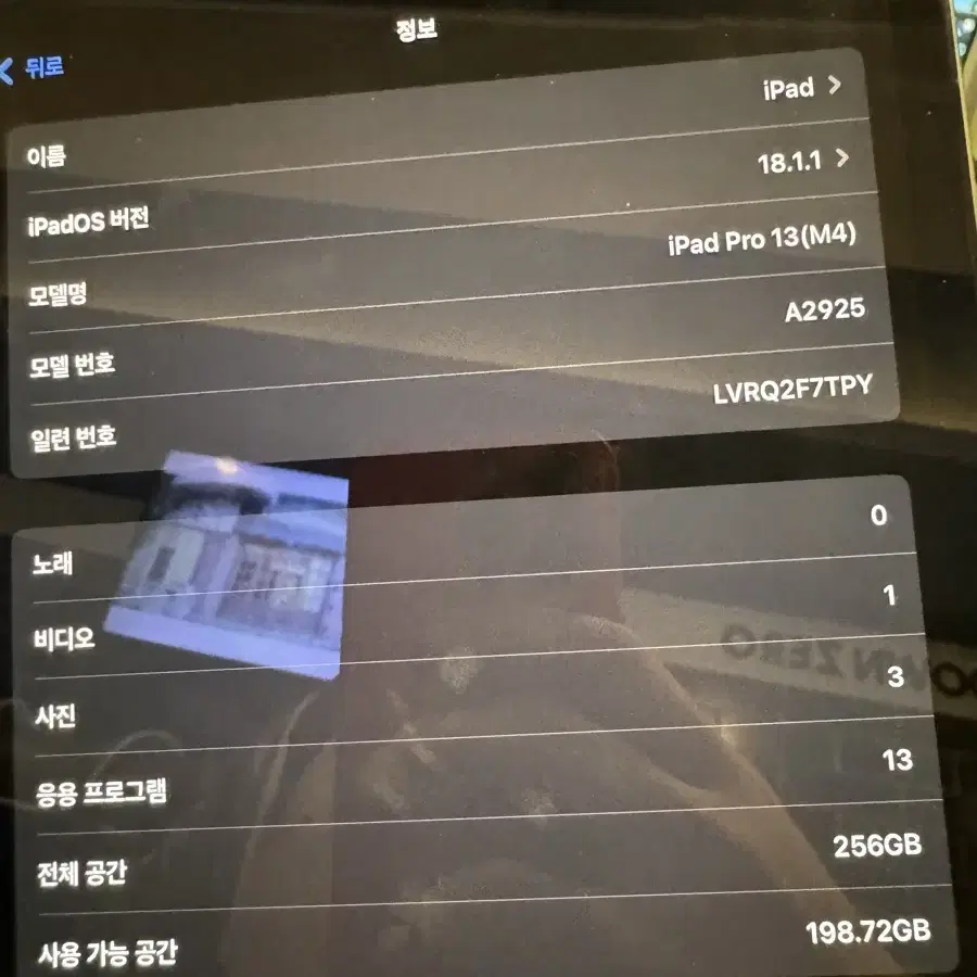 아이패드 프로 13 m4 256기가