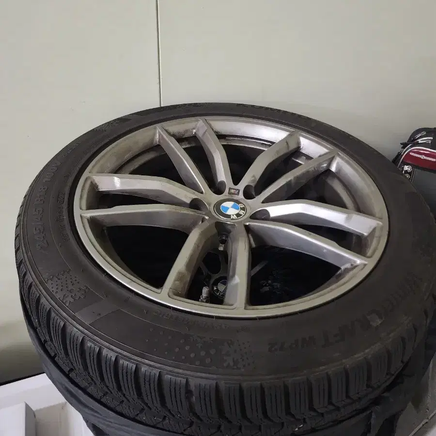 bmw G30용 662M 휠, 금호 윈터크레프트, 휠캡, TPMS