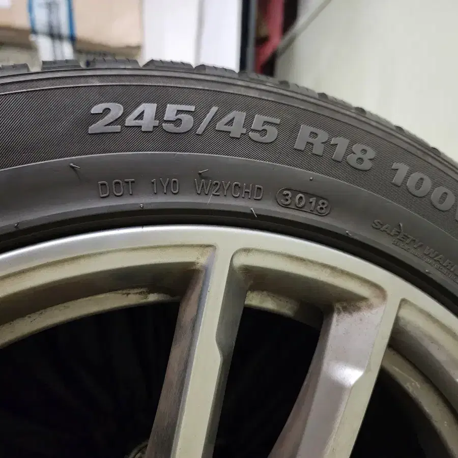 bmw G30용 662M 휠, 금호 윈터크레프트, 휠캡, TPMS