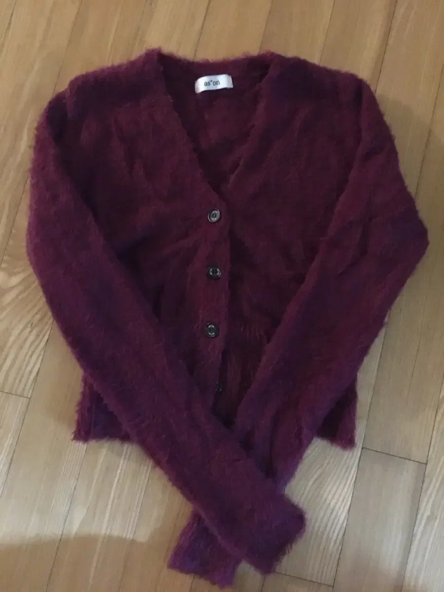 Add-on Macaron Cardigan Magenta