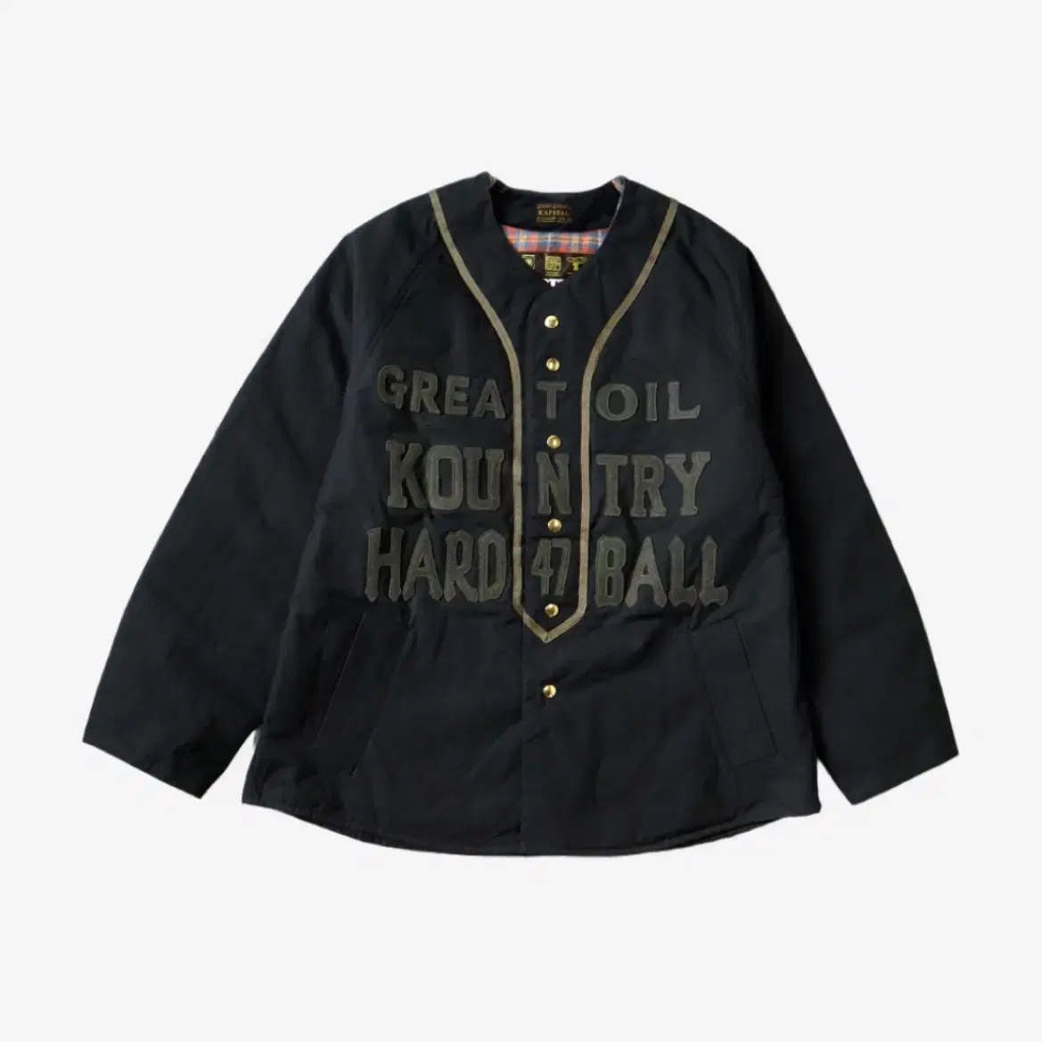 Kapital Cotton Oil Coated Baseball JKT