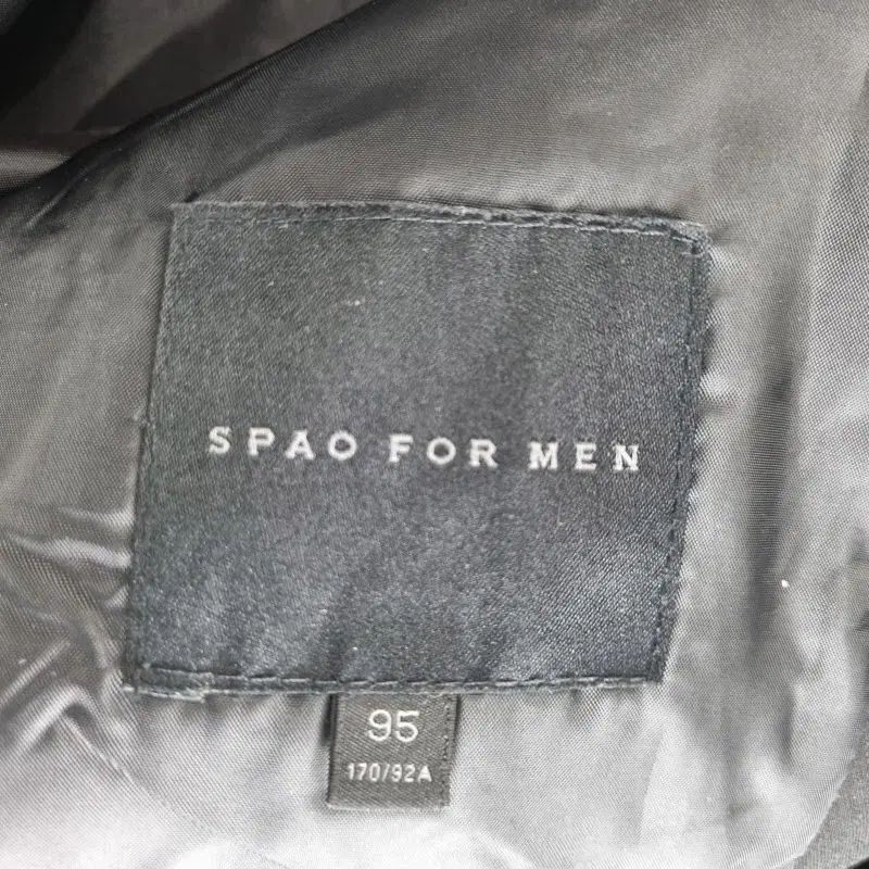 F2438 SPAO 남95 차콜 정장 자켓 새상품/더크