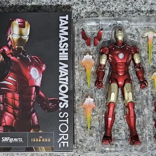 shf 아이언멘 마크3 Birth of ironman 개봉양품