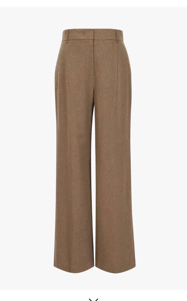 (New)Time Wool Blend Slit Hem Wide-leg Pants 66