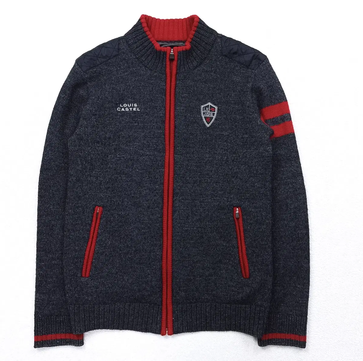 [95] LEW's Castell Navy Windproof Full Zip Up Knit