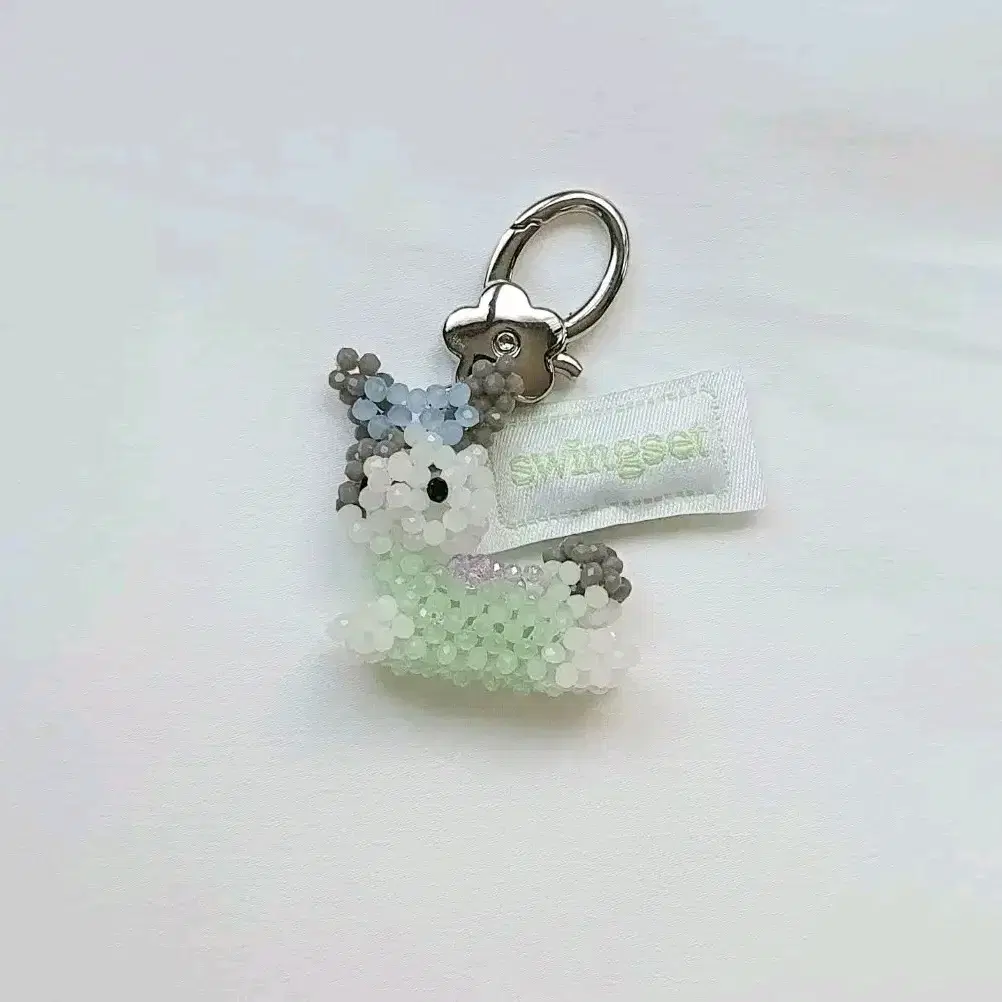 스윙셋 Spotted Rabbit Key Ring (Mint)