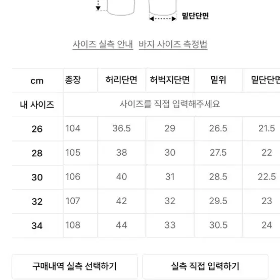 브랜디드 1968 히말라야진 32사이즈