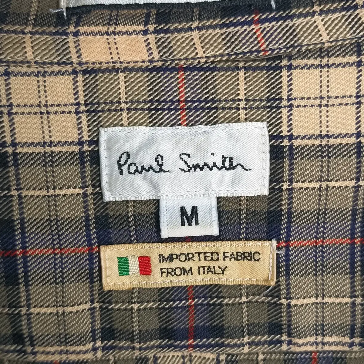 Paul Smith 폴스미스 체크패턴 슬림핏 남성 셔츠 (M)