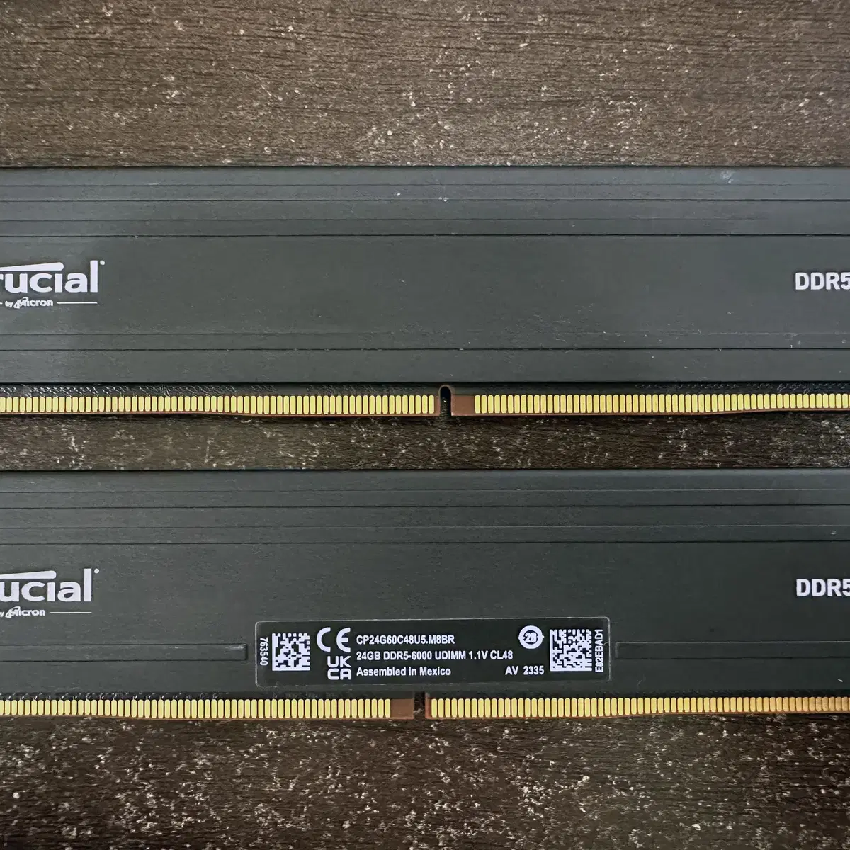 48GB 마이크론 Crucial DDR5-6000 CL48 PRO 램