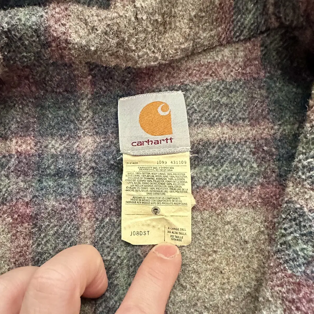 칼하트 Carhartt J08DST 블랭킷 데님 액티브 자켓