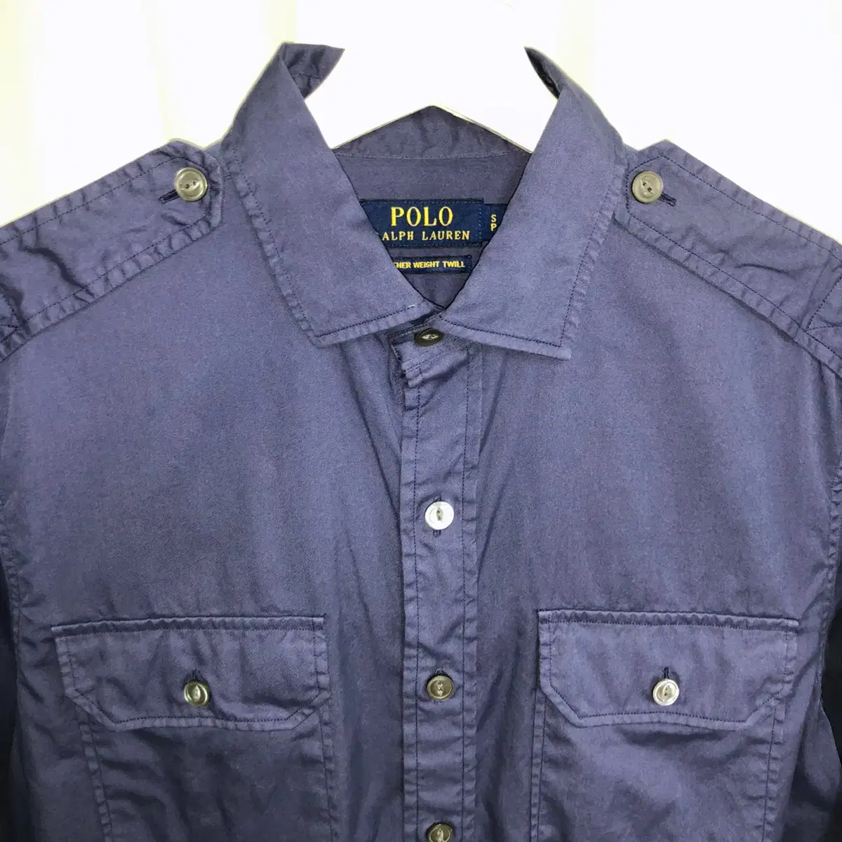 Polo Ralph Lauren 퍼플 트윌 셔츠(S)